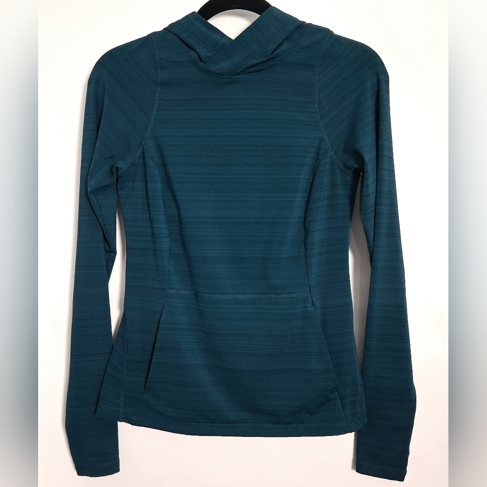 Fila Sport Teal Pullover Hoodie Womens Size XS